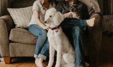 Waiving an Inspection? Here Are the Risks family in their home with a poodle