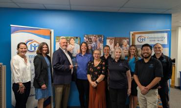 Award presentation to Open Air Camp Road Affordable Homes
