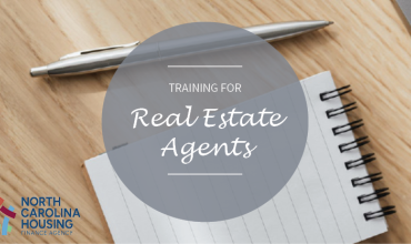 graphic that says training for real estate agents