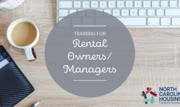 Graphic that says training for rental owners and managers